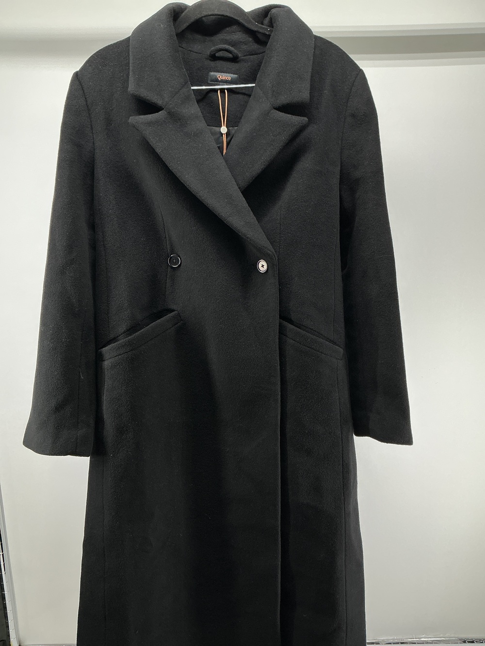 Wool Cashmere Tailored Long Coat